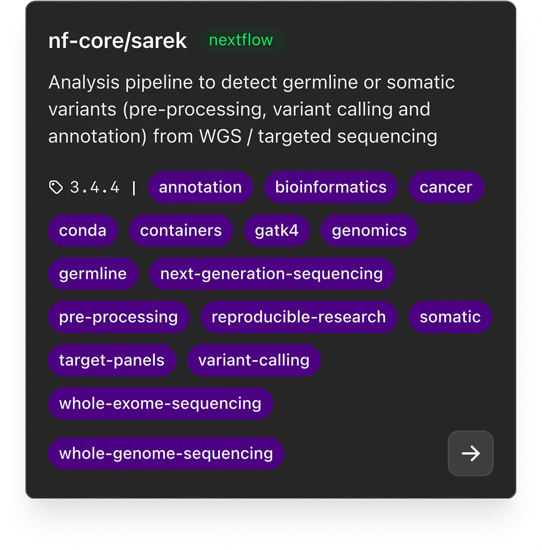 Sarek pipeline